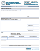 Formulario Reintegro - Reverso