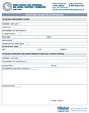 Formulario Reintegro - Frente